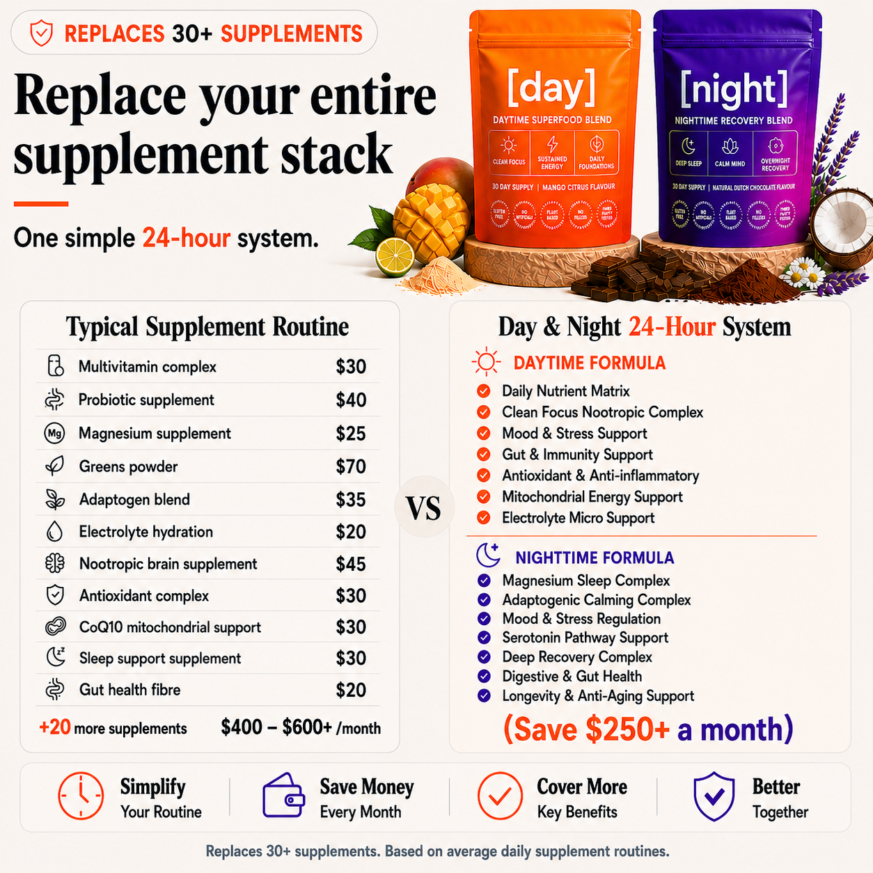 Tired All Day. Wired All Night. Sick Of Taking 30+ Supplements? Here’s The Fix.